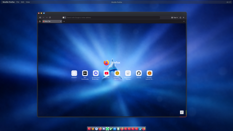 PlexyDesk Dark theme on Arch Linux
